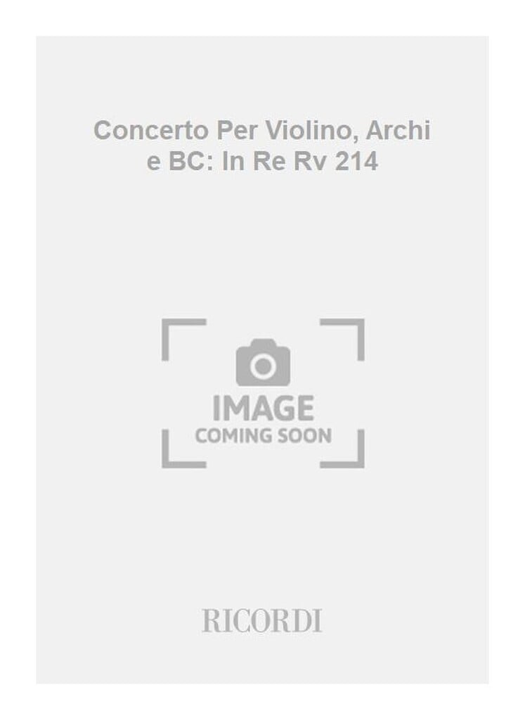 Concerti Per Vl., Archi E B.C.: